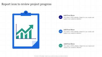 Report Icon To Review Project Progress