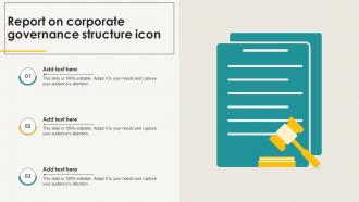 Report On Corporate Governance Structure Icon