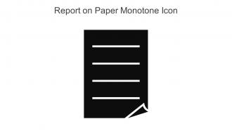Report On Paper Monotone Icon In Powerpoint Pptx Png And Editable Eps Format