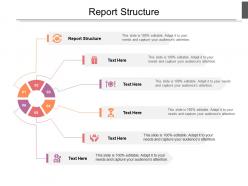 Report structure ppt powerpoint presentation outline smartart cpb