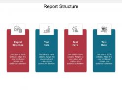 Report structure ppt powerpoint presentation portfolio show cpb