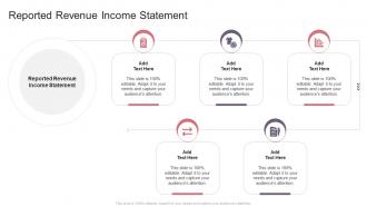 Reported Revenue Income Statement In Powerpoint And Google Slides Cpb