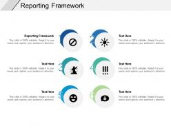 Reporting framework ppt powerpoint presentation professional influencers cpb