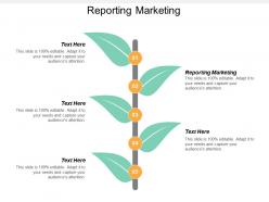 Reporting marketing ppt powerpoint presentation file vector cpb