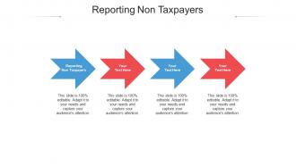 Reporting non taxpayers ppt powerpoint presentation summary format cpb