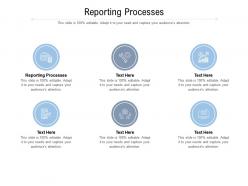 Reporting processes ppt powerpoint presentation visuals cpb