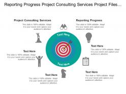 Reporting progress project consulting services project files social media