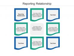Reporting relationship ppt powerpoint presentation ideas visual aids cpb