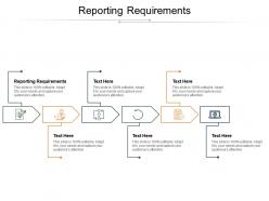 Reporting requirements ppt powerpoint presentation slides mockup cpb