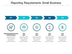 Reporting requirements small business ppt powerpoint presentation styles introduction cpb