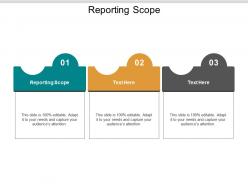 Reporting scope ppt powerpoint presentation infographics outline cpb