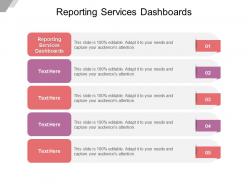 Reporting services dashboards ppt powerpoint presentation pictures sample cpb