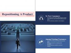 Repositioning a product ppt professional visual aids