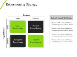 Repositioning strategy presentation ideas