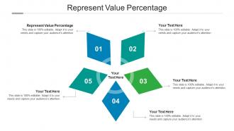 Represent Value Percentage Ppt Powerpoint Presentation Infographics Show Cpb