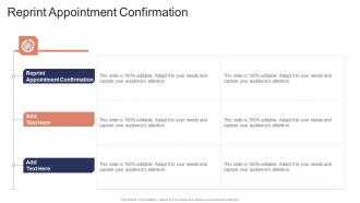Reprint Appointment Confirmation In Powerpoint And Google Slides Cpb