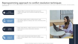 Reprogramming Approach To Conflict Resolution Techniques