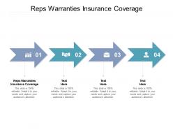 Reps warranties insurance coverage ppt powerpoint presentation show example cpb