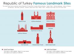 Republic of turkey famous landmark sites powerpoint presentation ppt template