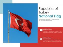 Republic of turkey national flag powerpoint presentation ppt template