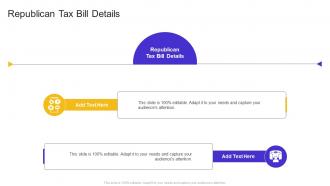 Republican Tax Bill Details In Powerpoint And Google Slides Cpb