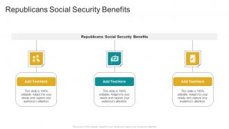 Republicans Social Security Benefits In Powerpoint And Google Slides Cpb