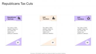 Republicans Tax Cuts In Powerpoint And Google Slides Cpb