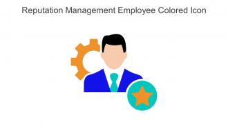 Reputation Management Employee Colored Icon In Powerpoint Pptx Png And Editable Eps Format