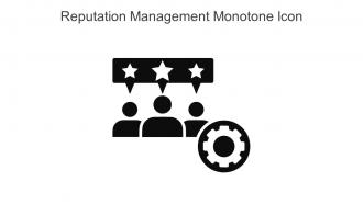 Reputation Management Monotone Icon In Powerpoint Pptx Png And Editable Eps Format