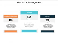Reputation management ppt powerpoint presentation pictures sample cpb