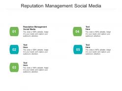 Reputation management social media ppt powerpoint presentation summary layout cpb