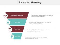 Reputation marketing ppt powerpoint presentation outline show cpb