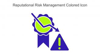 Reputational Risk Management Colored Icon In Powerpoint Pptx Png And Editable Eps Format