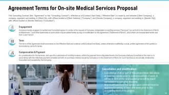 Request for on site medical services powerpoint presentation slides