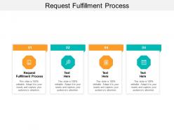 Request fulfillment process ppt powerpoint presentation example file cpb