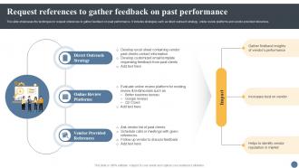 Request References To Gather Feedback Enhance Vendor Onboarding Ppt Template OB SS