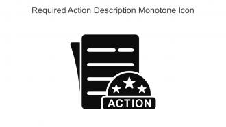 Required Action Description Monotone Icon In Powerpoint Pptx Png And Editable Eps Format