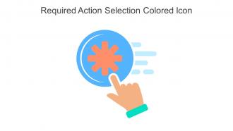 Required Action Selection Colored Icon In Powerpoint Pptx Png And Editable Eps Format