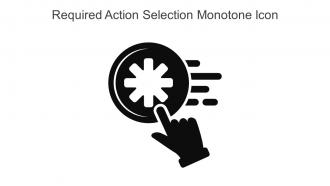Required Action Selection Monotone Icon In Powerpoint Pptx Png And Editable Eps Format