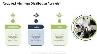 Required Minimum Distribution Formula In Powerpoint And Google Slides Cpb