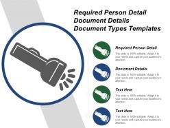 Required person detail document details document types templates
