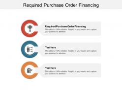 Required purchase order financing ppt powerpoint presentation layouts picture cpb