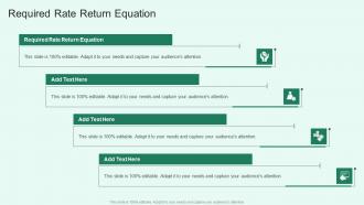 Required Rate Return Equation In Powerpoint And Google Slides Cpb