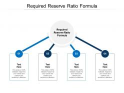 Required reserve ratio formula ppt powerpoint presentation slides example cpb