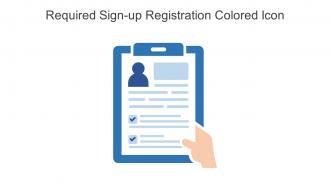 Required Sign Up Registration Colored Icon In Powerpoint Pptx Png And Editable Eps Format