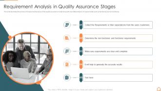 Requirement analysis in quality assurance stages agile quality assurance process