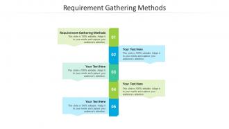 Requirement gathering methods ppt powerpoint presentation styles brochure cpb