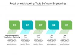 Requirement modeling tools software engineering ppt powerpoint presentation model icons cpb