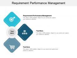 Requirement performance management ppt powerpoint presentation slides shapes cpb