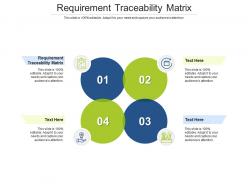 Requirement traceability matrix ppt powerpoint presentation pictures background image cpb